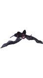 Vleermuis met verlichting en beweging 31 cm halloween