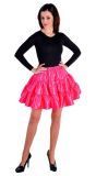 Volangen rok roze