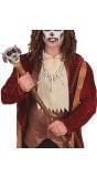 Voodoo doodshoofd stok halloween 70 cm