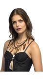 Voodoo Ketting Erzulie met Veer