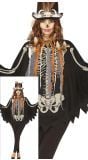 Voodoo priester poncho halloween dames