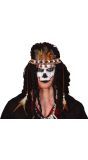 Voodoo veren haarband halloween