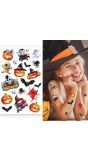 Vrolijke Halloween Tattoos met Lijm Kind