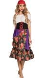 Waarzegster Outfit Dames Bloemen