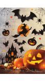 Wanddecoratie heks 70 x 80 cm halloween