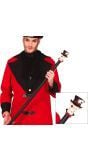 Wandelstok met fortune skelet 85 cm halloween