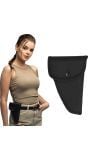 Wapenholster met Knoopsluiting Zwart