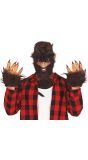 Weerwolf klauwen handschoenen latex halloween