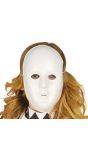 Wit pvc masker