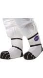 Witte Astronaut Boots Hoezen Schoenen Carnaval
