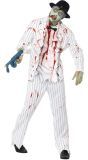 Witte gangster outfit zombie
