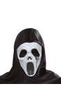 Witte Geest Masker met Kap Halloween