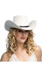 Witte Hoge Western Cowboyhoed