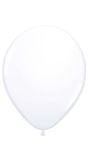 Witte metallic ballonnen 100 stuks