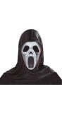 Witte Spook Masker met Kap Halloween