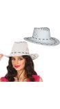 Witte Suède Cowboyhoed Dames