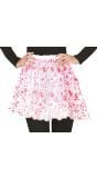 Witte tutu met bloedspetters dames 40 cm halloween