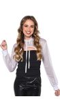 Witte Visnet Bolero Dames