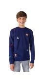 X-Mas Icons - Navy Sweater Tiener Jongens Opposuits