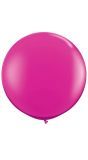XL ballon magenta roze 90cm