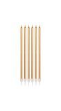 XL kaarsenset 16 stuks brons metallic
