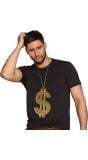 XXL dollar teken ketting