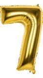 XXL gouden ballon cijfer 7