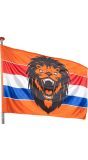 XXL Hollandse leeuw oranje vlag voetbal