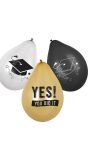 You did it geslaagd latex ballonnen dubbelzijdig 6 stuks