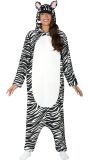 Zebra onesie volwassenen