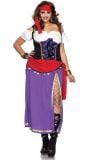 Zigeuner carnaval vrouw plus size