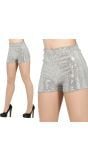 Zilver Pailletten Shorts Dames