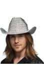 Zilveren Cowboyhoed met Diamanten