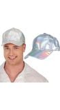 Zilveren Holografische Disco Pet
