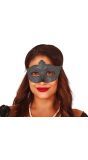 Zilveren Oogmasker Pailletten
