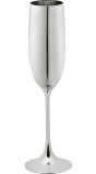 Zilveren Plastic Champagneglas Oud en Nieuw 125ML