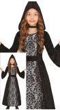 Zilveren Vampieren Jurk Halloween Kind