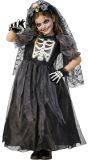 Zombie Bruid Kostuum Meisjes Zwart Halloween