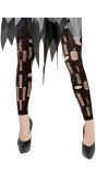 Zombie Halloween Gescheurde Legging