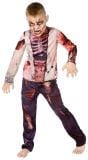 Zombie jongen kostuum