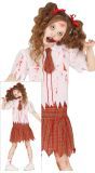 Zombie student jurk halloween kind