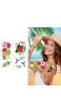 Zomer Nep Tattoos Hawaïaans