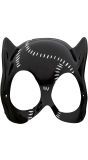 Zwart Catwoman Masker