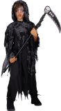 Zwart Grim Reaper Gewaad met Zeis Jongens Halloween