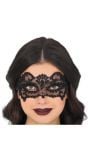 Zwart Kanten Oogmasker