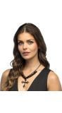 Zwart Kruis Ketting Gothic