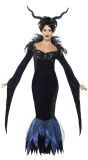 Zwart maleficent dames outfit