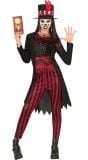Zwart Rood Gestreepte Voodoo Outfit Meisjes 14-16 Jaar