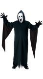 Zwart Scream Gewaad Kinderen Halloween