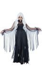 Zwart spook outfit dames